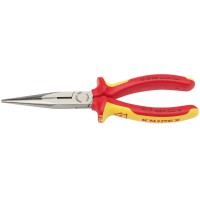 Knipex VDE Fully Insulated Long Nose Pliers 200mm - 26 18 200 UKSBE